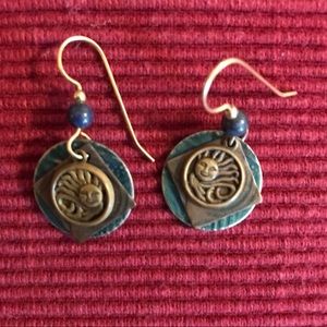 Vintage Silver Forest earrings